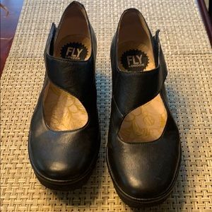 Fly London Maryjane Velcro strap